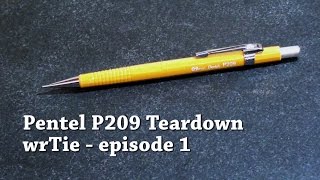 Pentel P209 Mechanical Pencil Teardown [upl. by Delly]