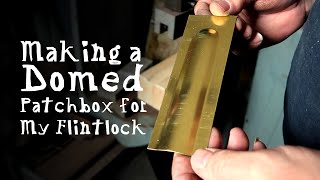 Making a Domed Patchbox for an Isaac Haines Inspired Flintlock Muzzleloader [upl. by Sheeree]