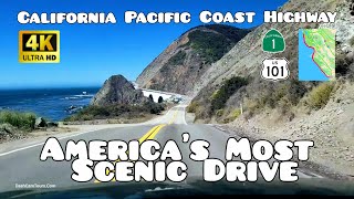 California Pacific Coast Highway  Americas Most Scenic Drive  4K [upl. by Celtic]