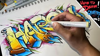 HOW TO DRAW GRAFFITI FOR BEGINNERS 2021  BASICS [upl. by Ott621]