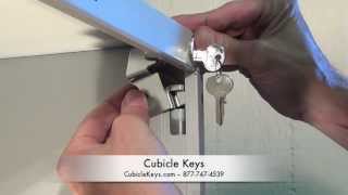 HON F26 Vertical File Cabinet Lock Kit Install [upl. by Tempest]