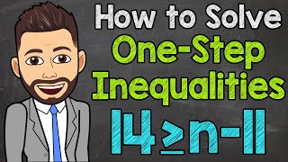 How to Solve OneStep Inequalities  Math with Mr J [upl. by Sacken639]