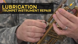 Lubrication Trumpet Instrument Repair [upl. by Ybanrab961]