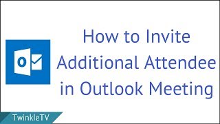 How to Invite Additional Attendee in Outlook Meeting [upl. by Aivitnahs]