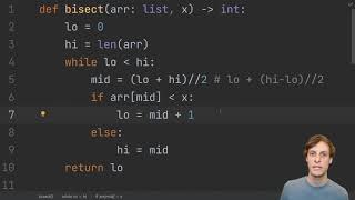 Binary Search  A Different Perspective  Python Algorithms [upl. by Ahsratal429]