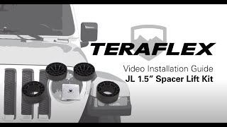 TeraFlex Install JLU 15quot Spacer Lift [upl. by Amalburga249]