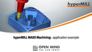 hyperMILL MAXX Machining HighPerformance Machining example  CAMSoftware [upl. by Royce]