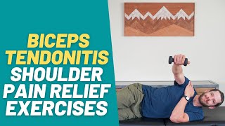 The 8 BEST Exercises for Biceps Tendonitis Shoulder Pain Relief  PT Time with Tim [upl. by Natascha409]