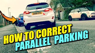 How To Correct Parallel Parking  Driving Lesson [upl. by Schwitzer]