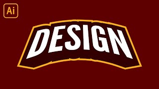 Create 3D Text Emblems with Illustrator [upl. by Ayotnom524]