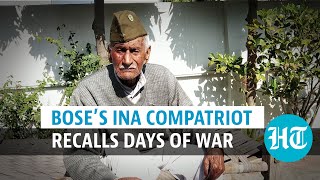 100yearold recalls fighting alongside Subhas Chandra Bose [upl. by Rossy]