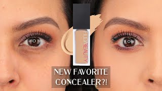 NEW CONCEALER ALERT 🚨A NEW HOLY GRAIL 🤯 HUDA BEAUTY FAUXFILTER CONCEALER  REVIEW  WEAR TEST [upl. by Rodrich]