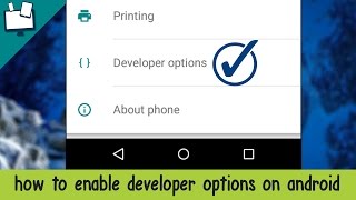 How to enable Developer Options on android really easy [upl. by Zebadiah]