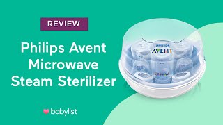 Philips AVENT Microwave Steam Sterilizer Review  Babylist [upl. by Ritz]