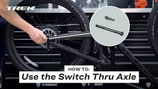 How To Use Bontrager Switch Thru Axle [upl. by Ariait]