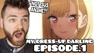 THE CHEEKY COSPLAY ANIME  My DressUp Darling  Episode 1  New Anime Fan  REACTION [upl. by Basilius]