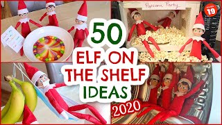 50 ELF ON THE SHELF IDEAS WHAT OUR CHEEKY ELF ON THE SHELF DID  Emily Norris [upl. by Cory]