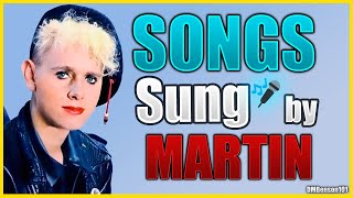 Songs Sung 🎤 by Martin Gore in Depeche Mode [upl. by Sateia]