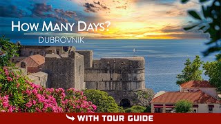 How Much Time To See DUBROVNIK Croatia 123 Days Dubrovnik itinerary [upl. by Gazo]