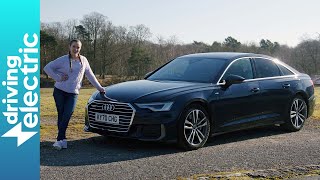 New Audi A6 TFSI e plugin hybrid review – DrivingElectric [upl. by Au]