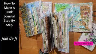 How To Make A Junk Journal Step By Step [upl. by Garin]