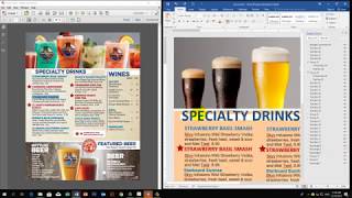 How to make restaurant menu in microsoft office word in 15mn [upl. by Jacobs301]