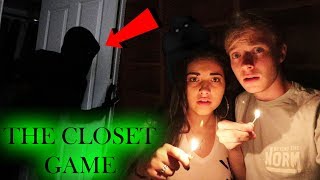 PLAYING THE CLOSET GAME  3 AM OVERNIGHT CHALLENGE  Sam Golbach [upl. by Yecart20]