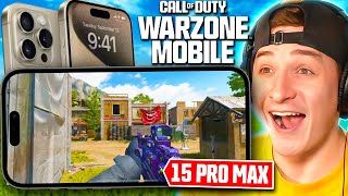 UNBOXING iPhone 15 Pro Max amp WARZONE MOBILE Gameplay [upl. by Eibbil]