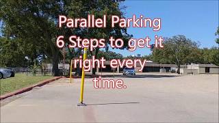 How to Parallel Park  6 Easy Steps [upl. by Aerol299]