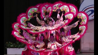 Korean traditional dance Buchaechum 부채춤 [upl. by Sorilda]