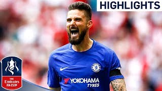 Chelsea 20 Southampton  Great Solo Goal by Giroud Sends Chelsea to Final  Emirates FA Cup 1718 [upl. by Dolora]