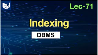 Indexing in database example  DBMS  Lec71  Bhanu Priya [upl. by Kcirredal]