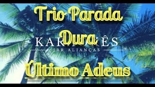 Karaokê em HD Último Adeus  Trio Parada Dura [upl. by Eiral946]