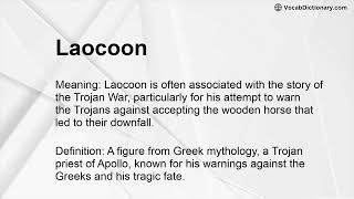 Laocoon Meaning [upl. by Kram746]