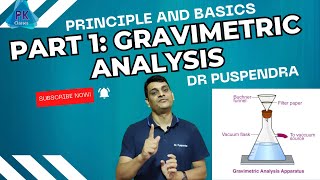 Part 1 Gravimetric Analysis  Principle and Basics [upl. by Maffei523]