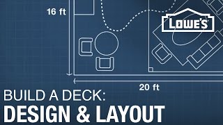 How To Build a Deck  Design amp Layout 1 of 5 [upl. by Sidnarb]