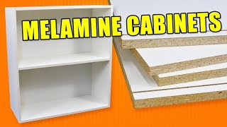 Economy Cabinet Making with Melamine How to Build Cabinets [upl. by Vassar728]