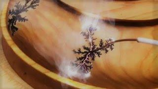 Woodturning  Electricity Wood Burning Tips [upl. by Good]