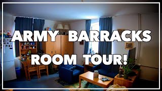 PCS to Germany Vilseck Army Rose Barracks Room Tour [upl. by Auqinahs]