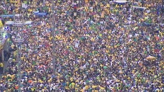 Manifestantes em várias cidades do Brasil protestaram contra a decisão do STF [upl. by Ackler]