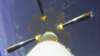 Onboard camera view launch and separation of Sentinel1A [upl. by Rennat]