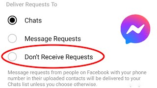 How To Stop Receiving Message Request On Facebook Messenger [upl. by Judd475]