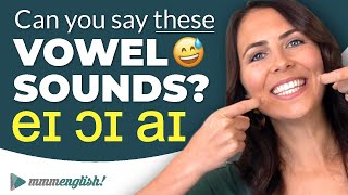 Pronunciation Practice 👄 Difficult Vowel Sounds DIPHTHONGS [upl. by Atselec]