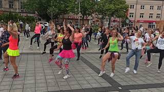 JERUSALEMA DANCE CHALLENGE Flash Mob Piaseczno 2 [upl. by Llenehc]