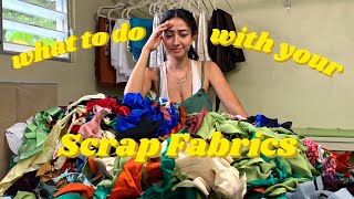 Fabric Scraps DIY  Zero Waste Sewing Projects [upl. by Colon]