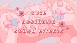 cute  soft aesthetic sound effects pack 2021 no copyright [upl. by Sarene856]