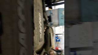 Valve adjustment in a paccar engine PART 1 [upl. by Kwasi]