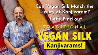 Traditional Vegan Silk Kanjivaram Sarees  Avishya Saree Stories [upl. by Floss]