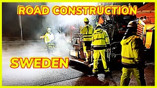 SWEDEN  ROAD CONSTRUCTION SKANSKA  WIRTGEN MILLING MACHINE resurfacing asphalt MasterWorkers [upl. by Robaina]