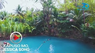 Kapuso Mo Jessica Soho Blue Hole Spring sa Cebu pinamamahayan ng kugtong [upl. by Elmo225]